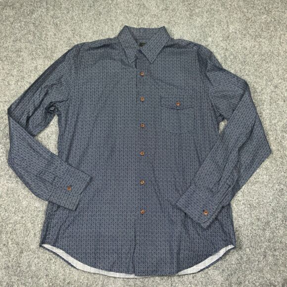 J. Crew Shirt Mens Size M Blue Button Up Causal Office Business  Preppy - Picture 1 of 8